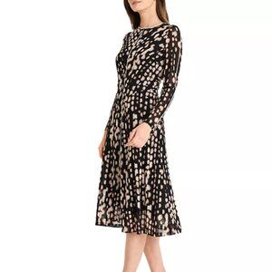 Maggy London Black Peach Dress